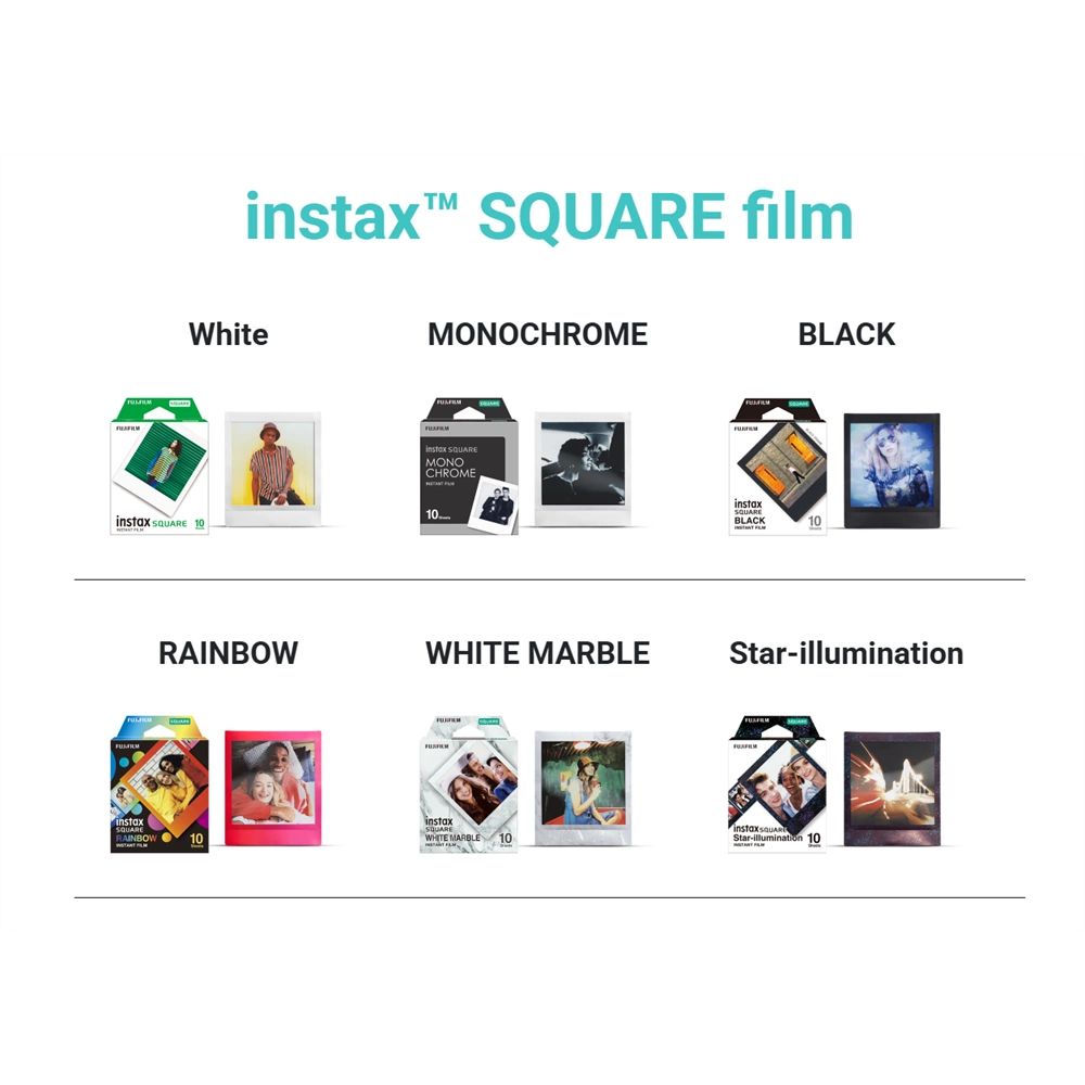 FUJIFILM Instax SQUARE Film Glossy (2x10lap)-1