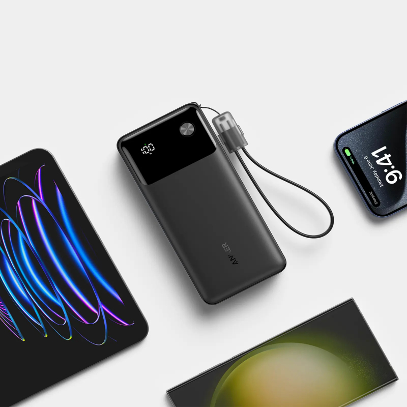 Anker Powerbank, 20000mAh, 30W, QC + PD, Fekete A1384G11-5