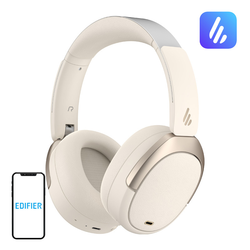 Edifier W80 fejhallgató (bézs)-1