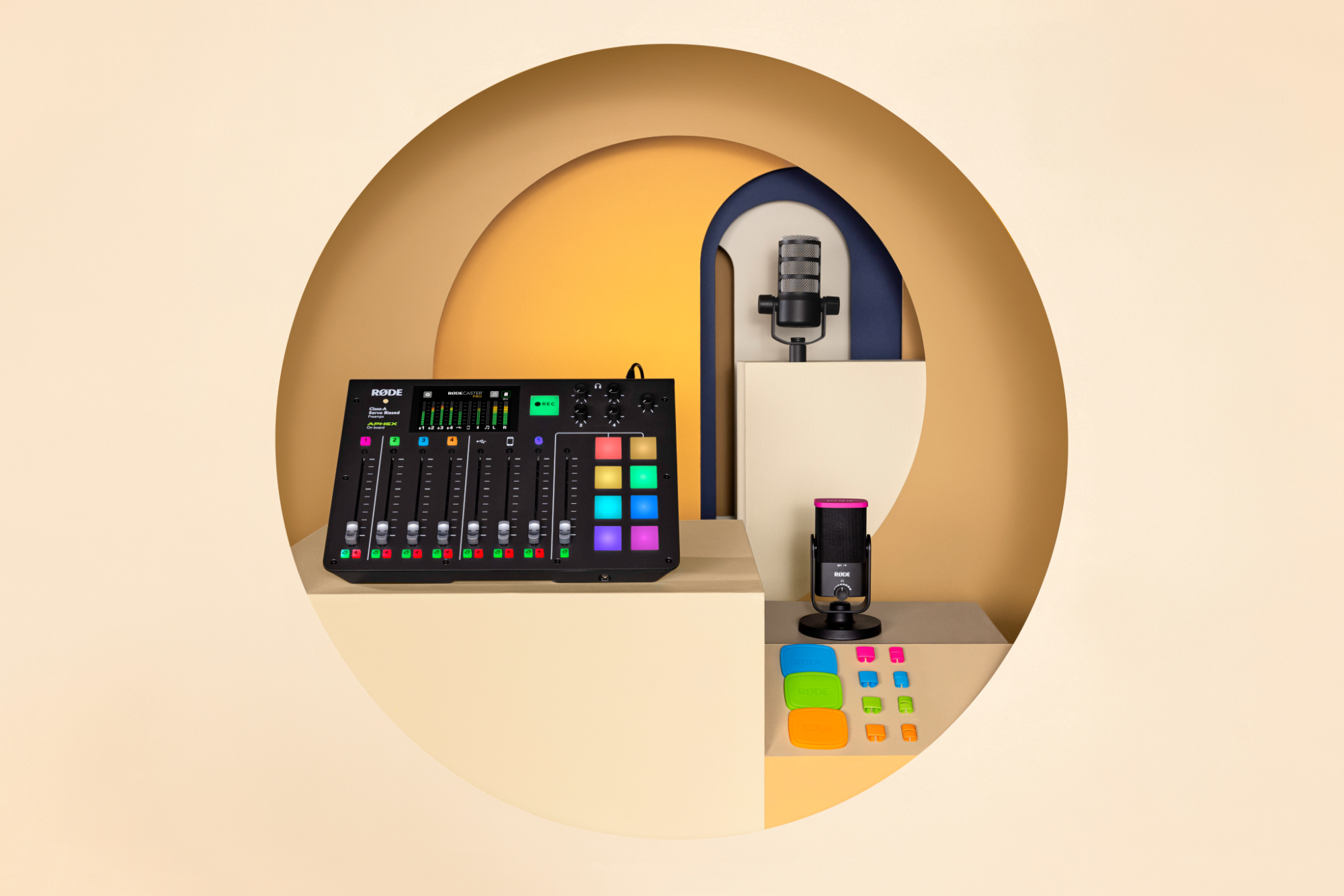RØDE COLORS1 színjelölő szett NT-USB Mini mikrofonhoz, 4db-8