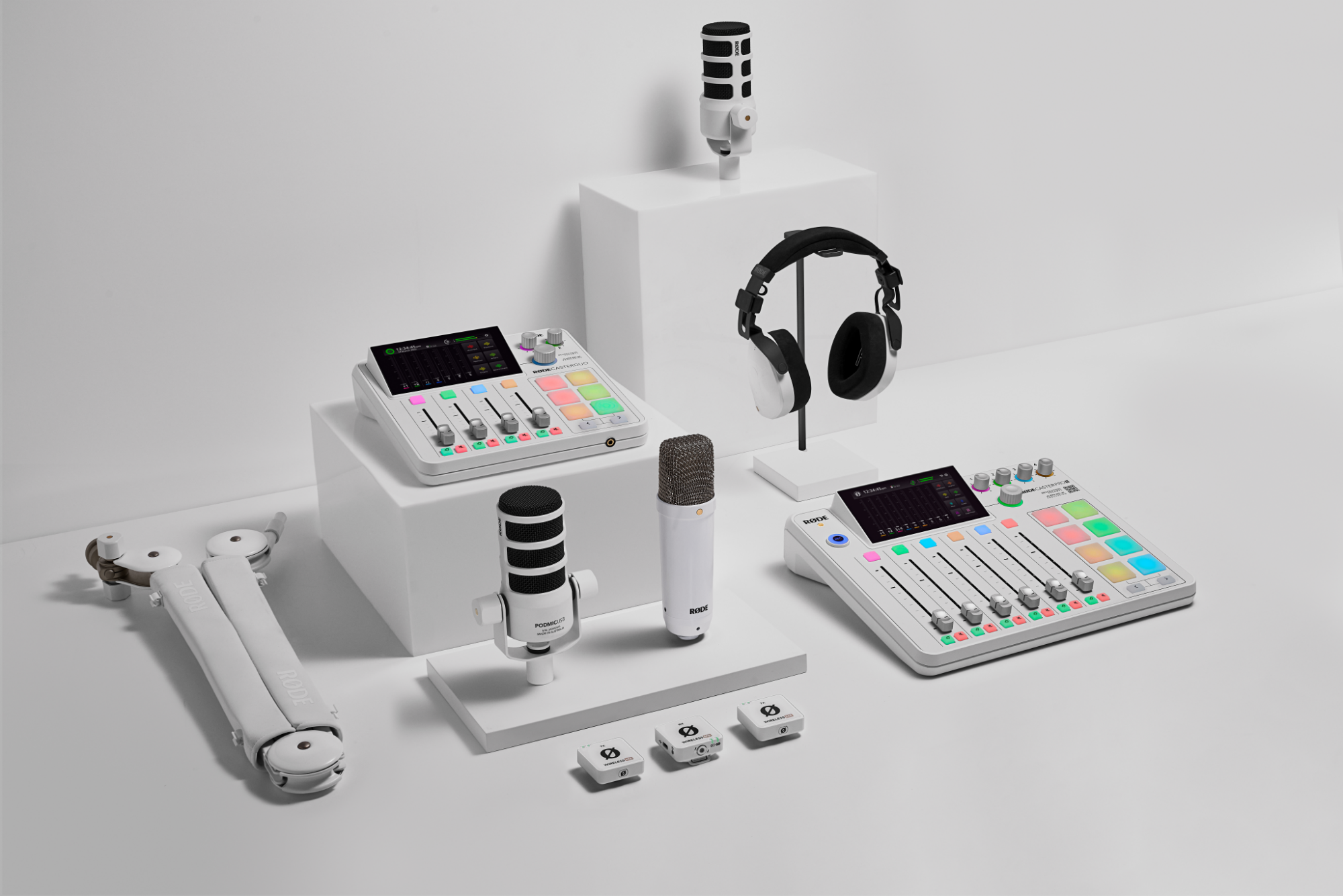RØDE NT1 Signature Series kondenzátor stúdió mikrofon, fehér-2