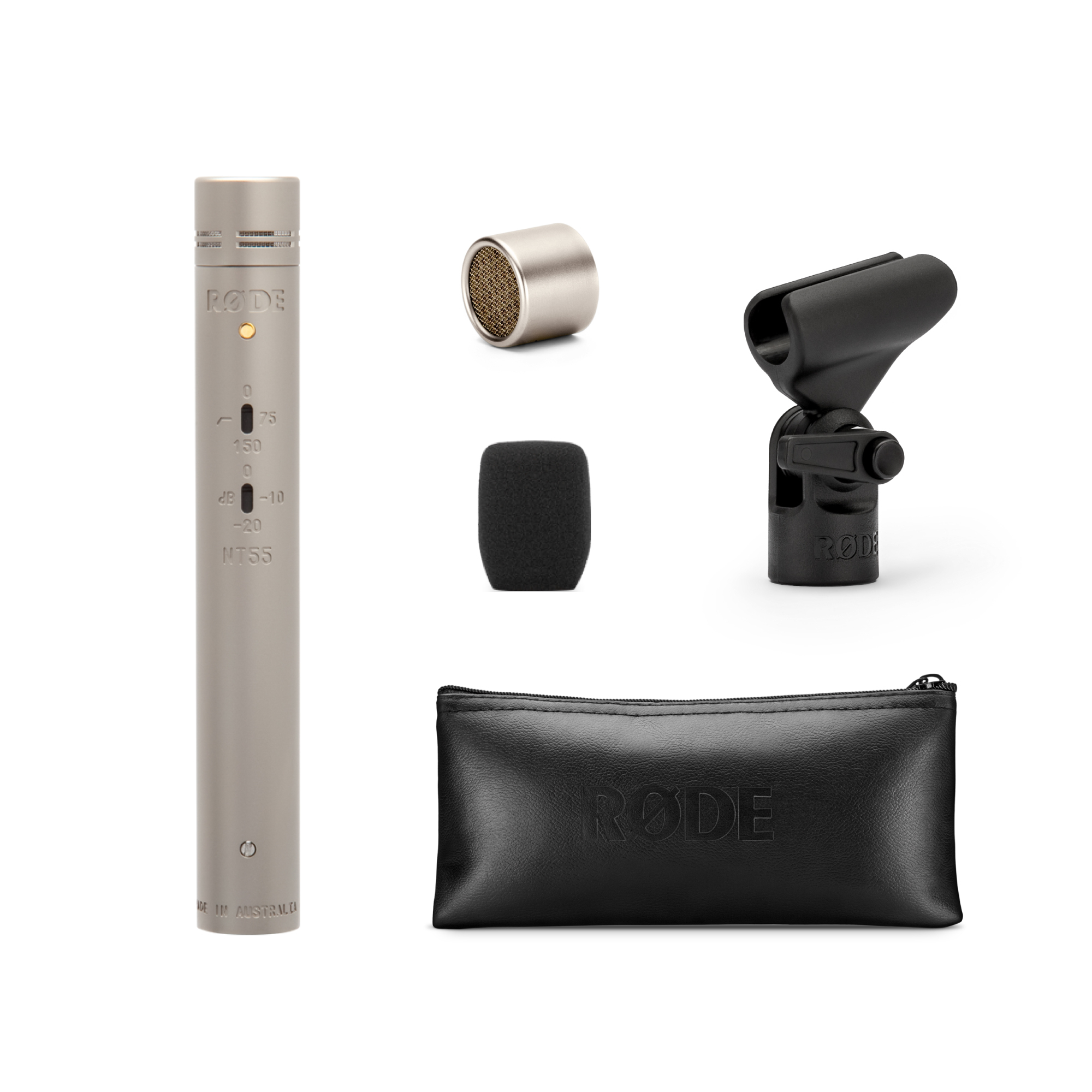 RØDE NT55-S prémium kardioid és gömbi kondenzátor mikrofon-3