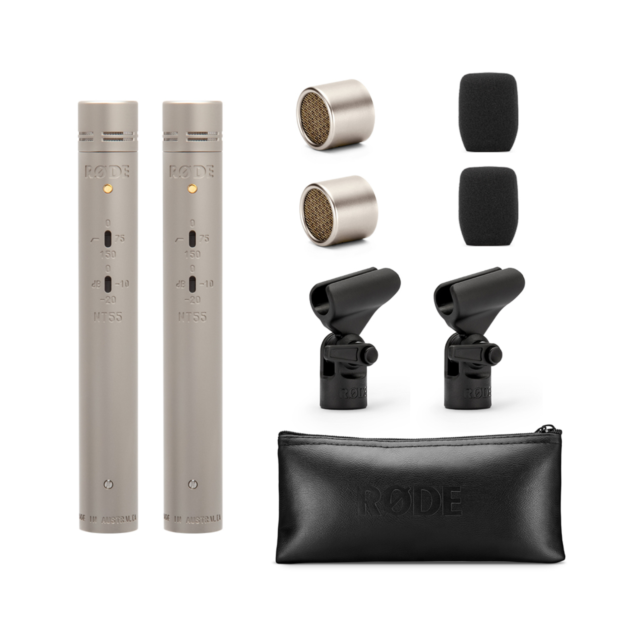 RØDE NT55-MP kardioid és gömbi kondenzátor mikrofon, sztereo pár-3