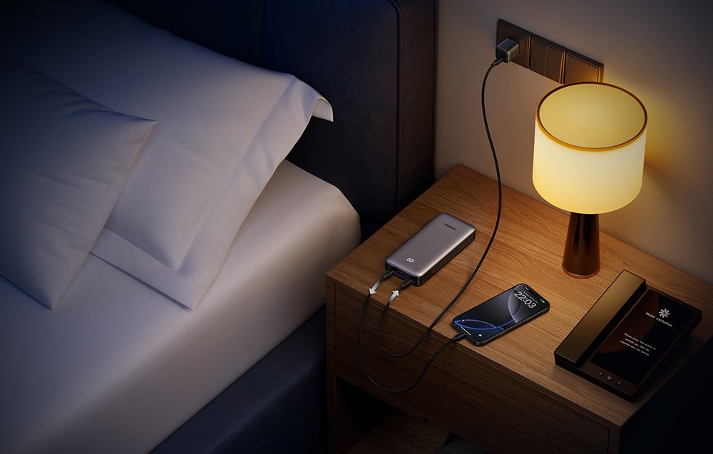 Powerbank 20000mAh Ugreen PB532, USB 2x USB-C, 30W (szürke)-4