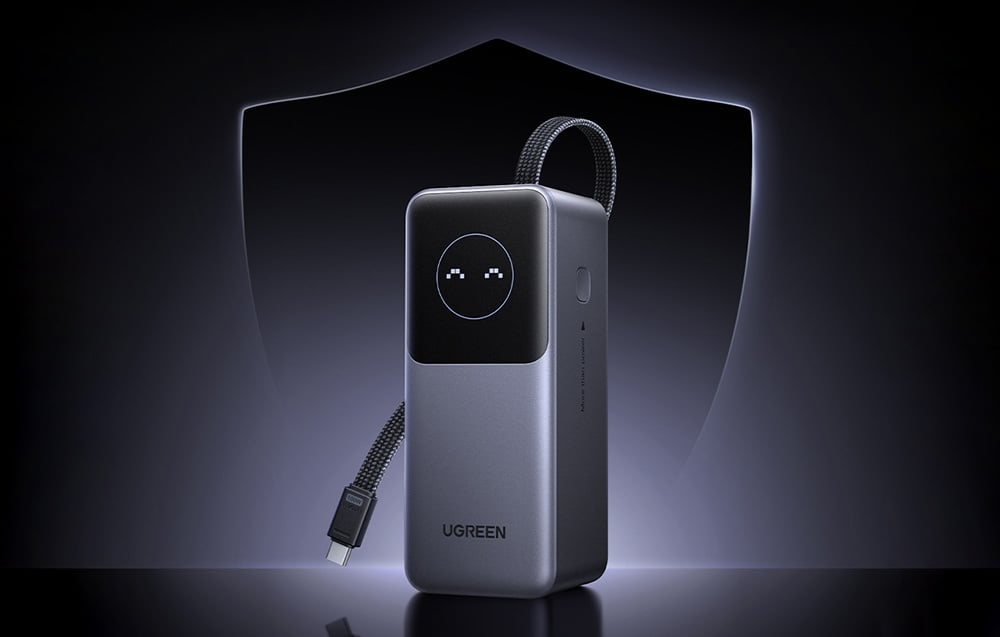 Powerbank 20000mAh Ugreen PB723, USB 2x USB-C, 130W (szürke)-6