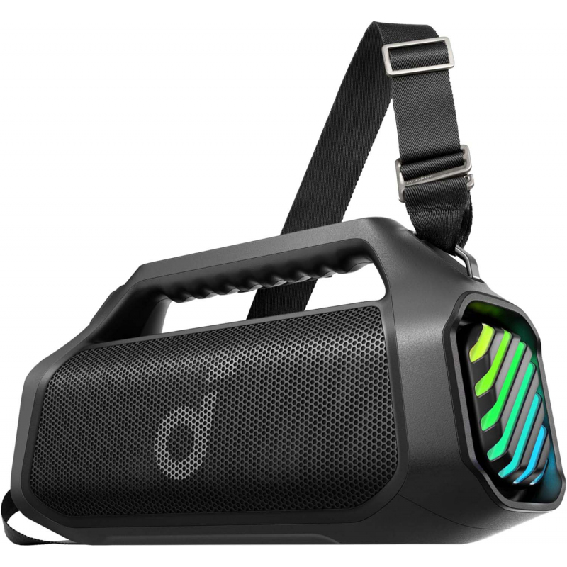 Bluetooth Hangszóró Anker SoundCore Boom 2 Pro, 140W, TWS, RGB, Vízálló, Fekete A3134A11-0