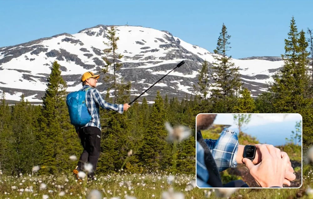 Insta360 GPS előnézeti távirányító beépített mikrofonnal-2
