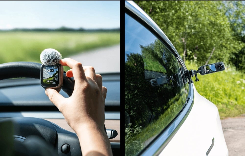 Insta360 GPS előnézeti távirányító beépített mikrofonnal-13