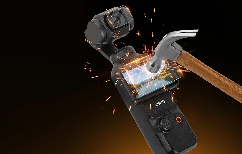 Sunnylife AR fényvisszaverődésgátló edzett üvegfólia Osmo Pocket 3 készülékhez üvegfólia-2