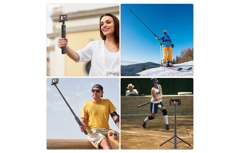 Puluz tripod sportkamerákhoz (1,4m)-3