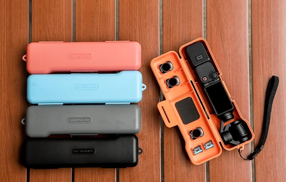 Sunnylife védőtáska szíjjal Osmo Pocket 3-hoz (rózsaszín)-3