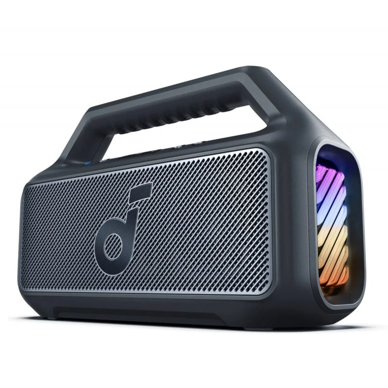Bluetooth Hangszóró Anker SoundCore Boom 2, 80W, TWS, RGB, Vízálló, Fekete A3138011-0