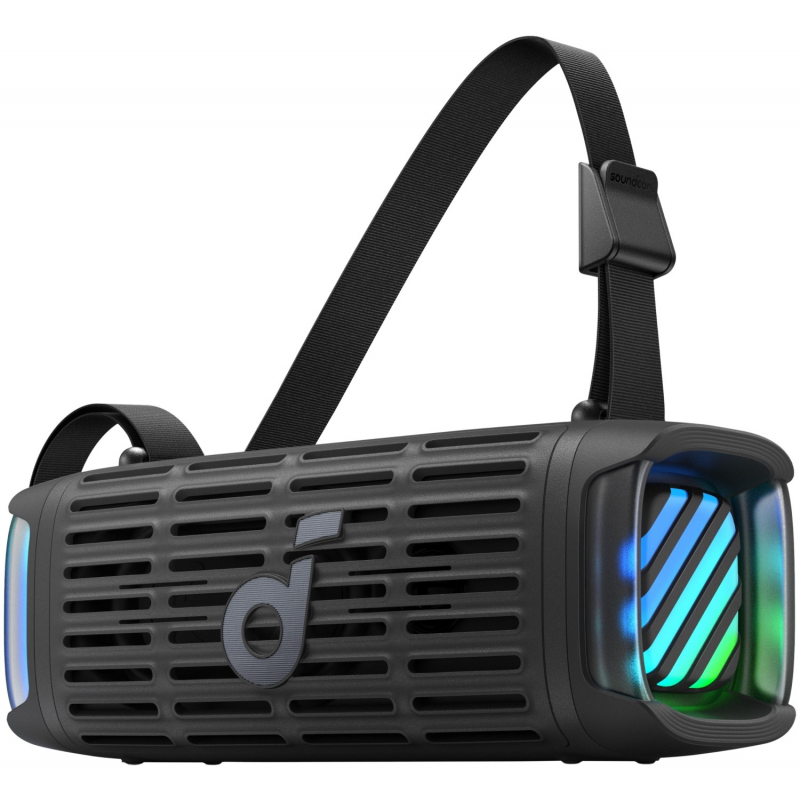 Anker SoundCore Boom 3i Bluetooth Hangszóró, 50W, RGB, Vízálló, Fekete D5100010-0