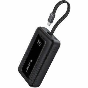 Anker Zolo, 10000mAh, 30W, QC + PD, Fekete powerbank