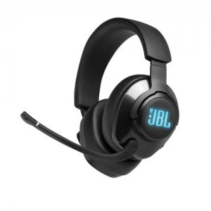 JBL Quantum 400 vezetékes gamer fejhallgató mikrofonnal, (USB), fekete EU