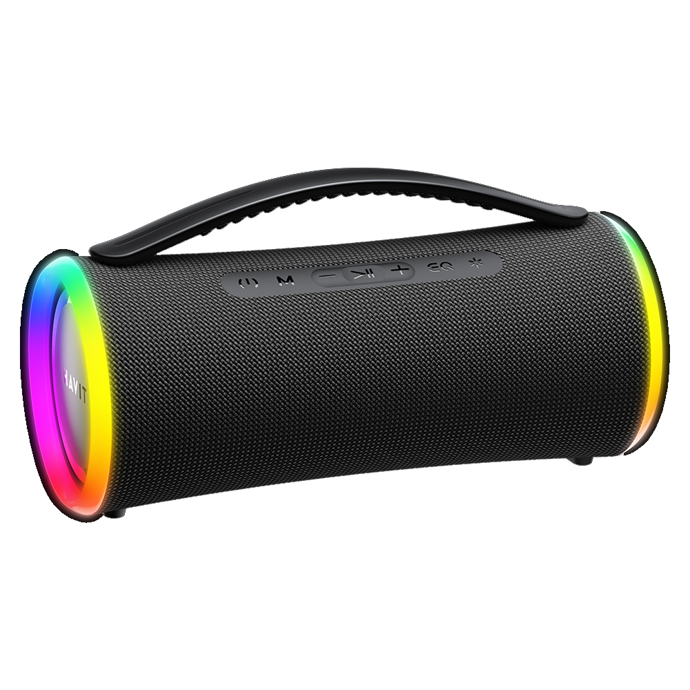 Bluetooth 5.3 hangszóró (SK834BT) Havit - Type-C, TWS, TF, FM, USB, RGB világítás, IPX6, 4000mAh - Fekete-2