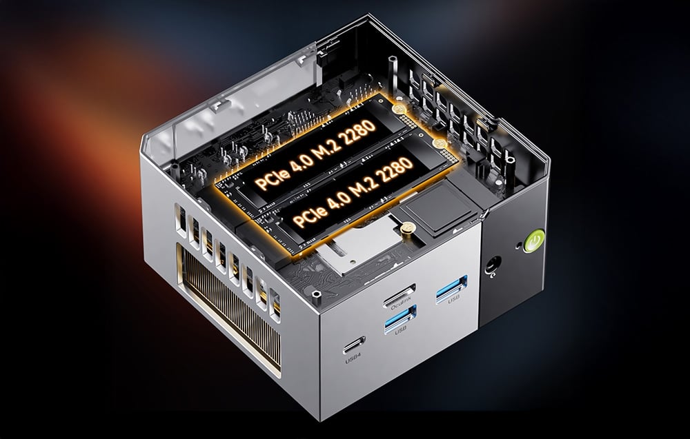 EVO-X1- AMD Ryzen AI 9 HX 370 - 32GB RAM + 1TB SSD MiniPC-2