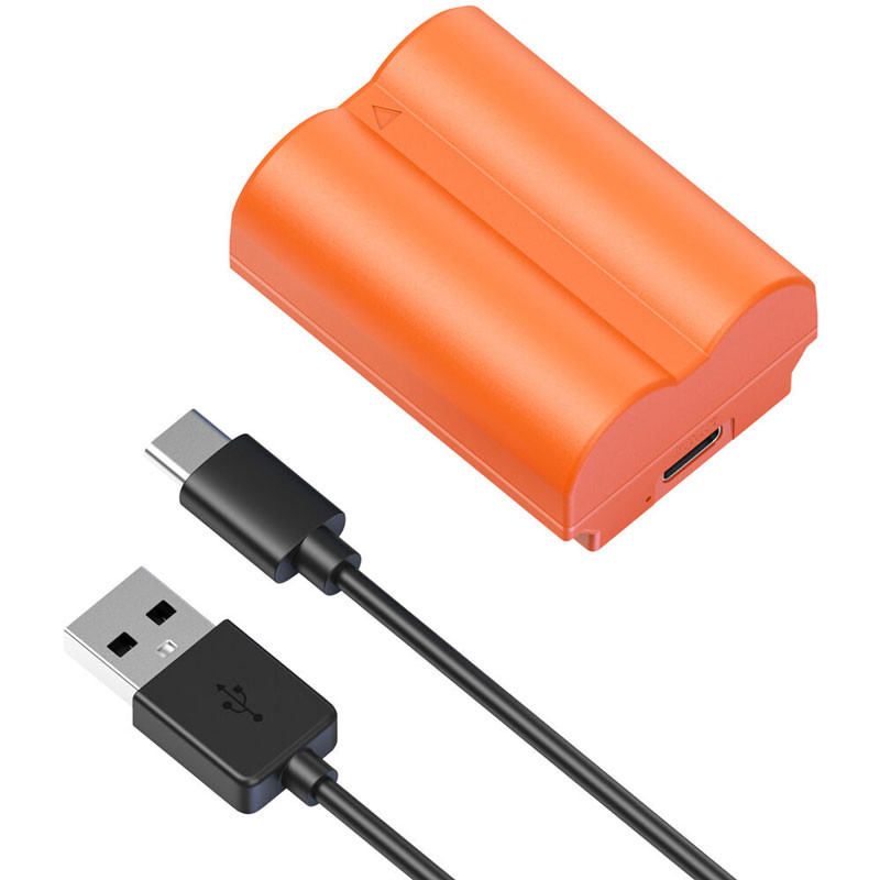 Smallrig NP-W235 USB-C Rechargeable Camera Battery Orange-3