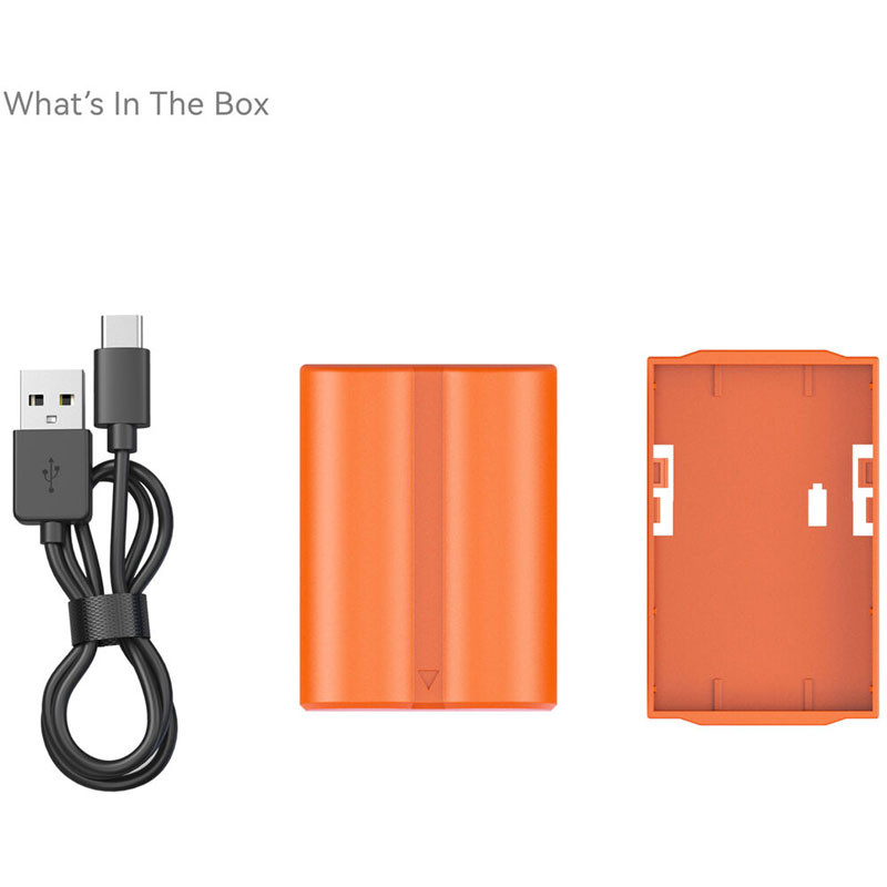 Smallrig NP-W235 USB-C Rechargeable Camera Battery Orange-6