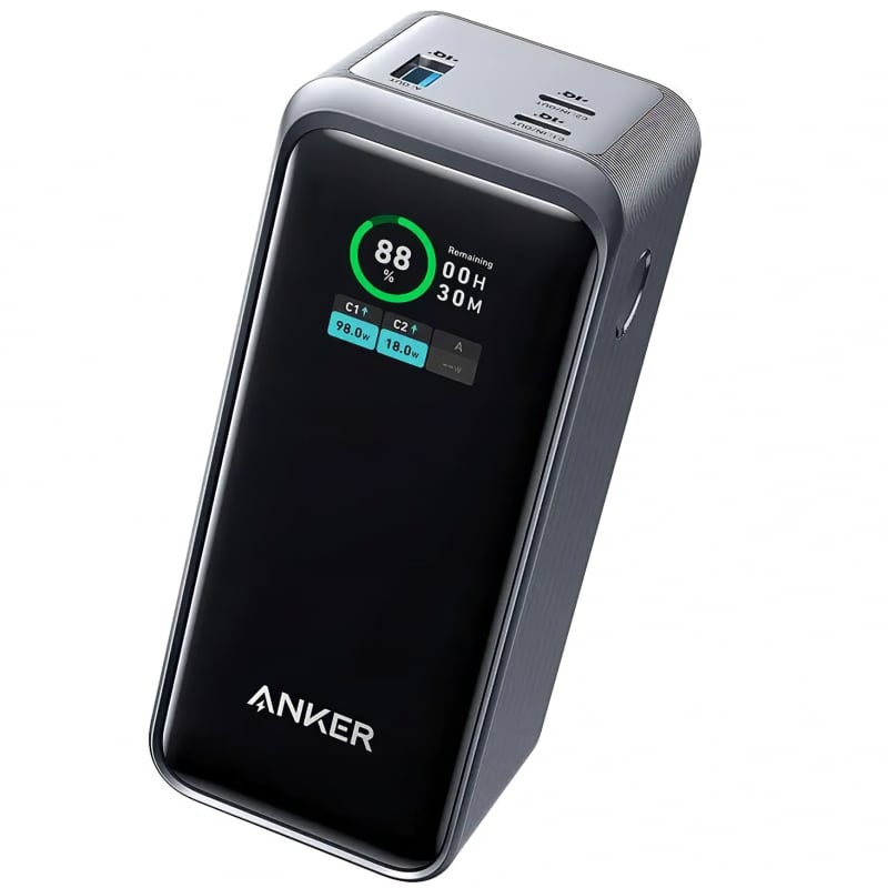 Powerbank Anker Prime, 20000mAh, 200W, QC + PD, Fekete A1336011-0