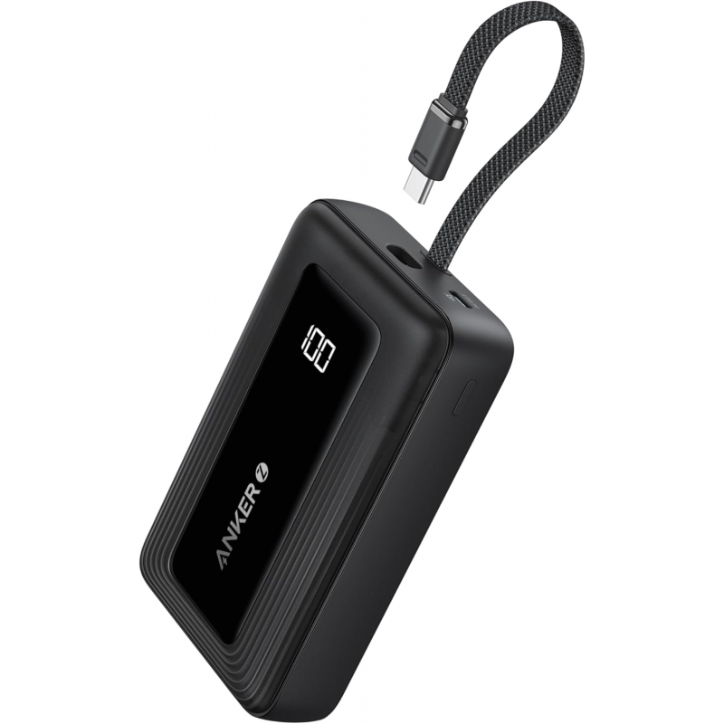 Powerbank Anker Zolo, 20000mAh, 30W, QC + PD, Fekete A1689011-0