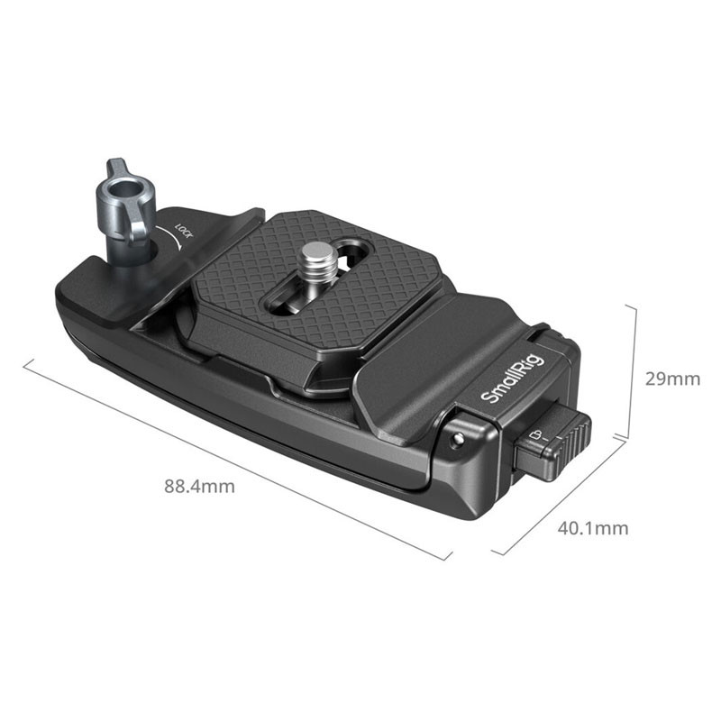 Smallrig 5053 Camera Clip with Quick Release Mount Plate Kit-3