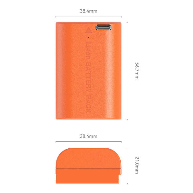 Smallrig 5407 Camera Battery for Canon LP-E6P Orange-4