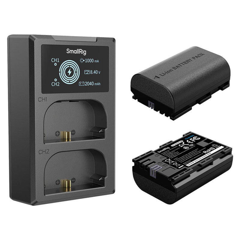 Smallrig 5409 Camera Battery and Charger Kit for Canon LP-E6P-1