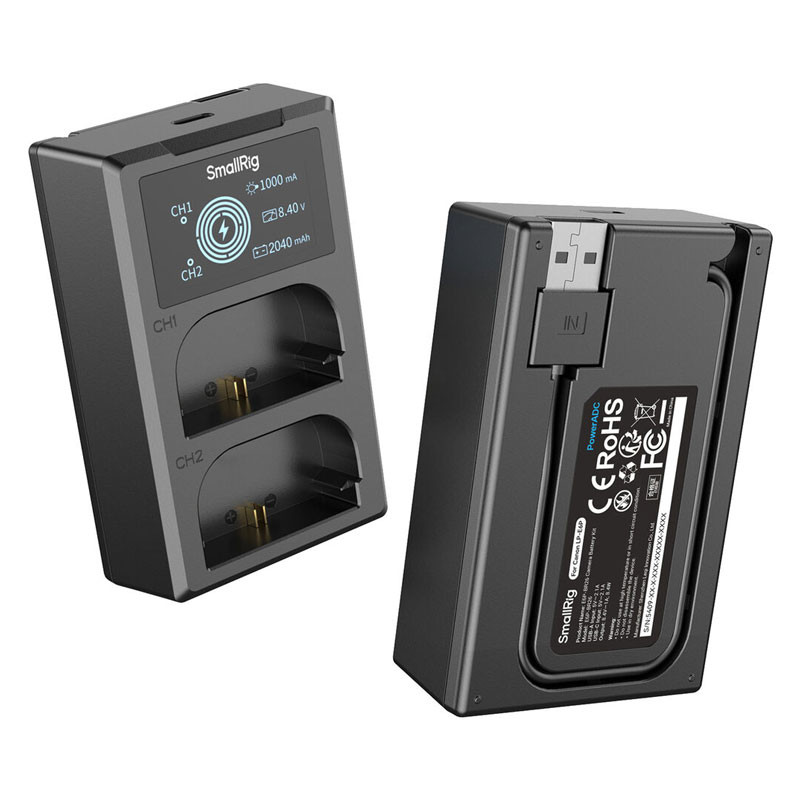 Smallrig 5409 Camera Battery and Charger Kit for Canon LP-E6P-3