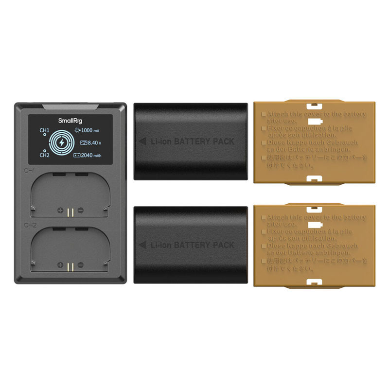 Smallrig 5409 Camera Battery and Charger Kit for Canon LP-E6P-5