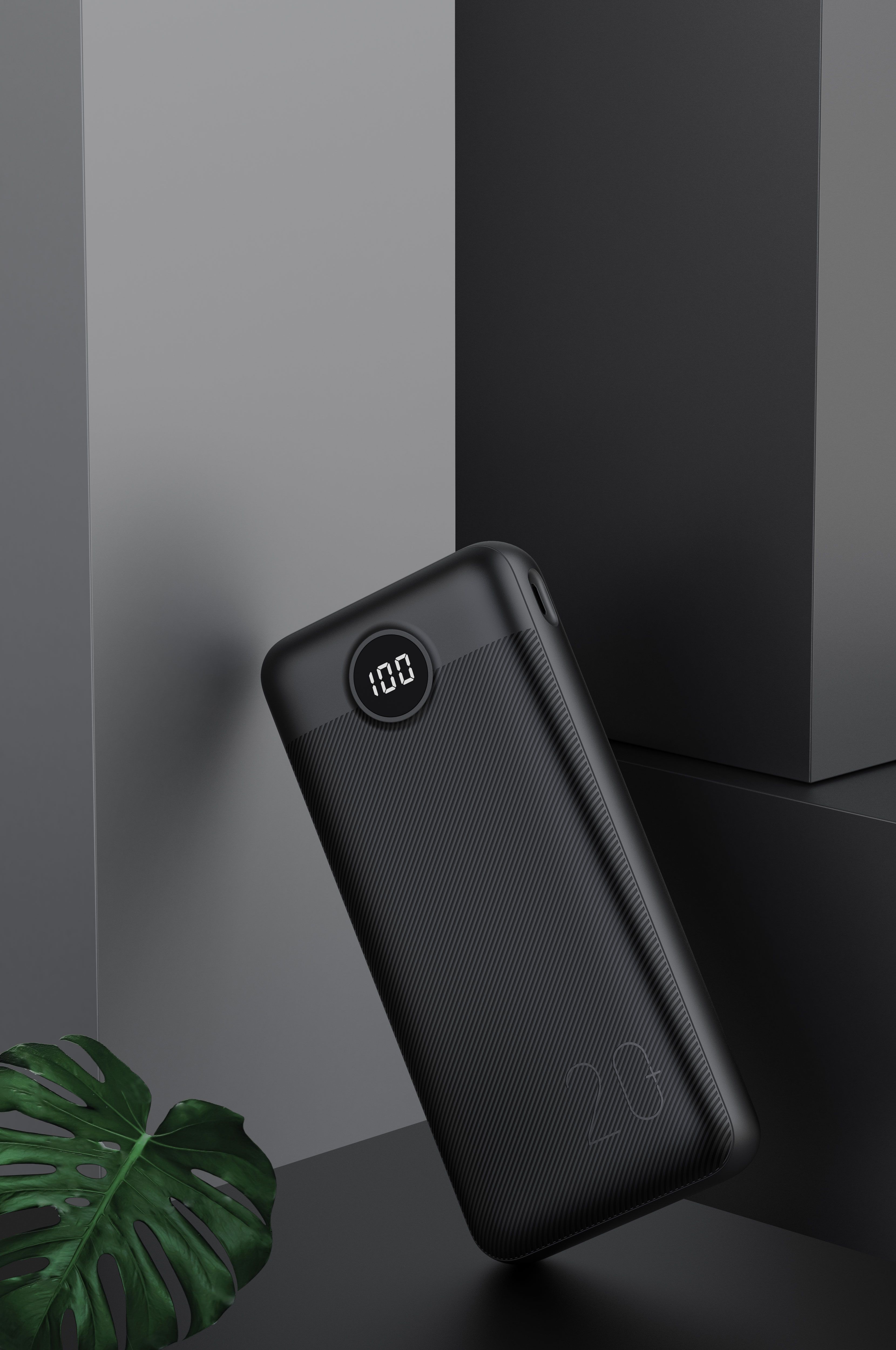 VEGER powerbank 20 000 mAh PD QC3.0 2A 20W L20S (VP2039PD / W2039PD) fekete-24