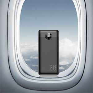 VEGER powerbank 20 000 mAh PD QC3.0 2A 20W L20S (VP2039PD / W2039PD) fekete-6