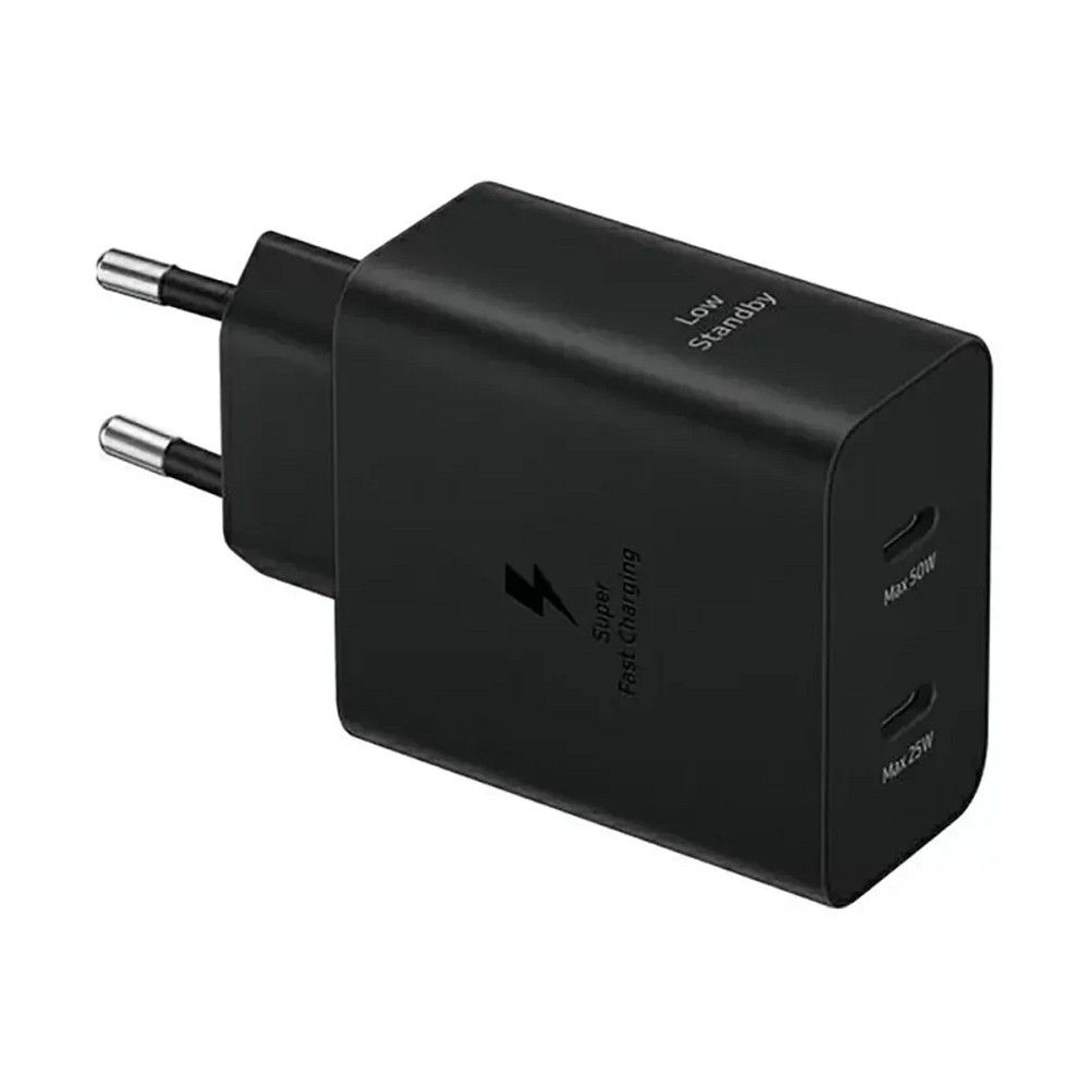 Samsung USB-C 50W hálózati adapter USB-C kábellel fekete gyári (EP-T5020XBE)-2