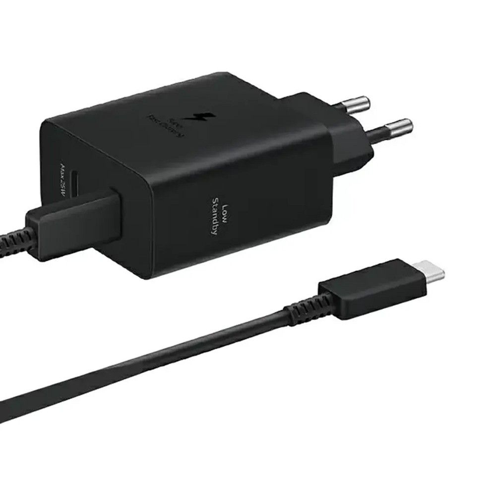 Samsung USB-C 50W hálózati adapter USB-C kábellel fekete gyári (EP-T5020XBE)-0