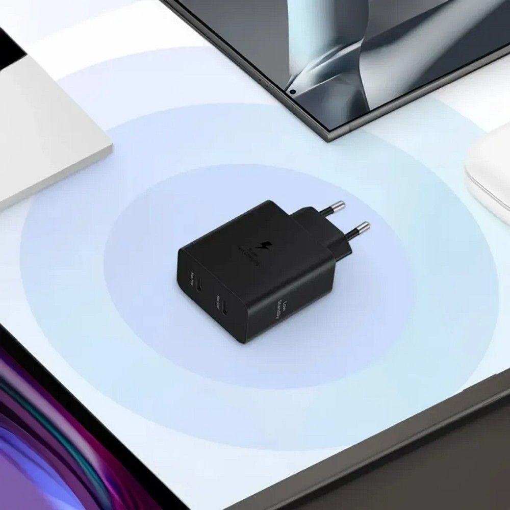 Samsung USB-C 50W hálózati adapter USB-C kábellel fekete gyári (EP-T5020XBE)-6
