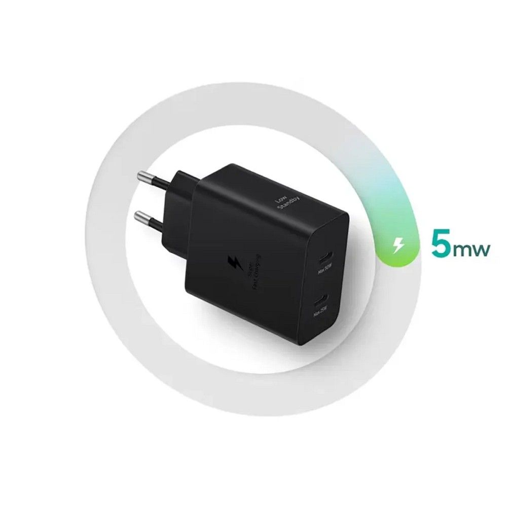 Samsung USB-C 50W hálózati adapter USB-C kábellel fekete gyári (EP-T5020XBE)-7