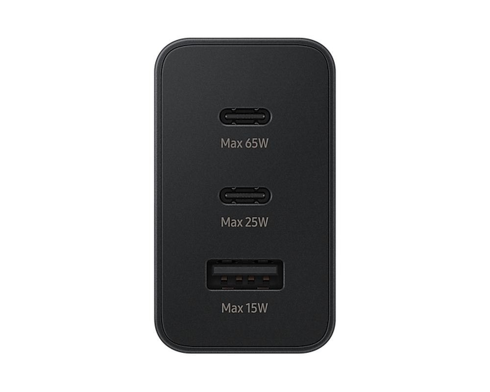 Samsung Trio hálózati töltő adapter 65W fekete (EP-T6530NBE)-2
