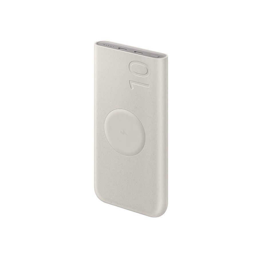 Samsung Vezeték nélküli Powerbank 2x USB-C 25W 10000mAh Bézs gyári (EB-U2510XUEGEU)-1