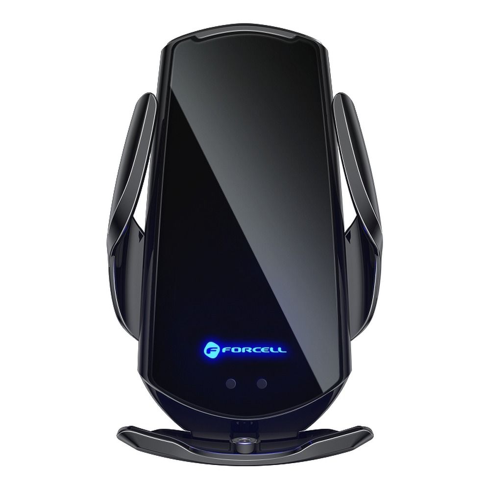 FORCELL autós tartó vezeték nélküli töltéssel automata érzékelővel + mágneses adapterekkel HS1 15W fekete-15