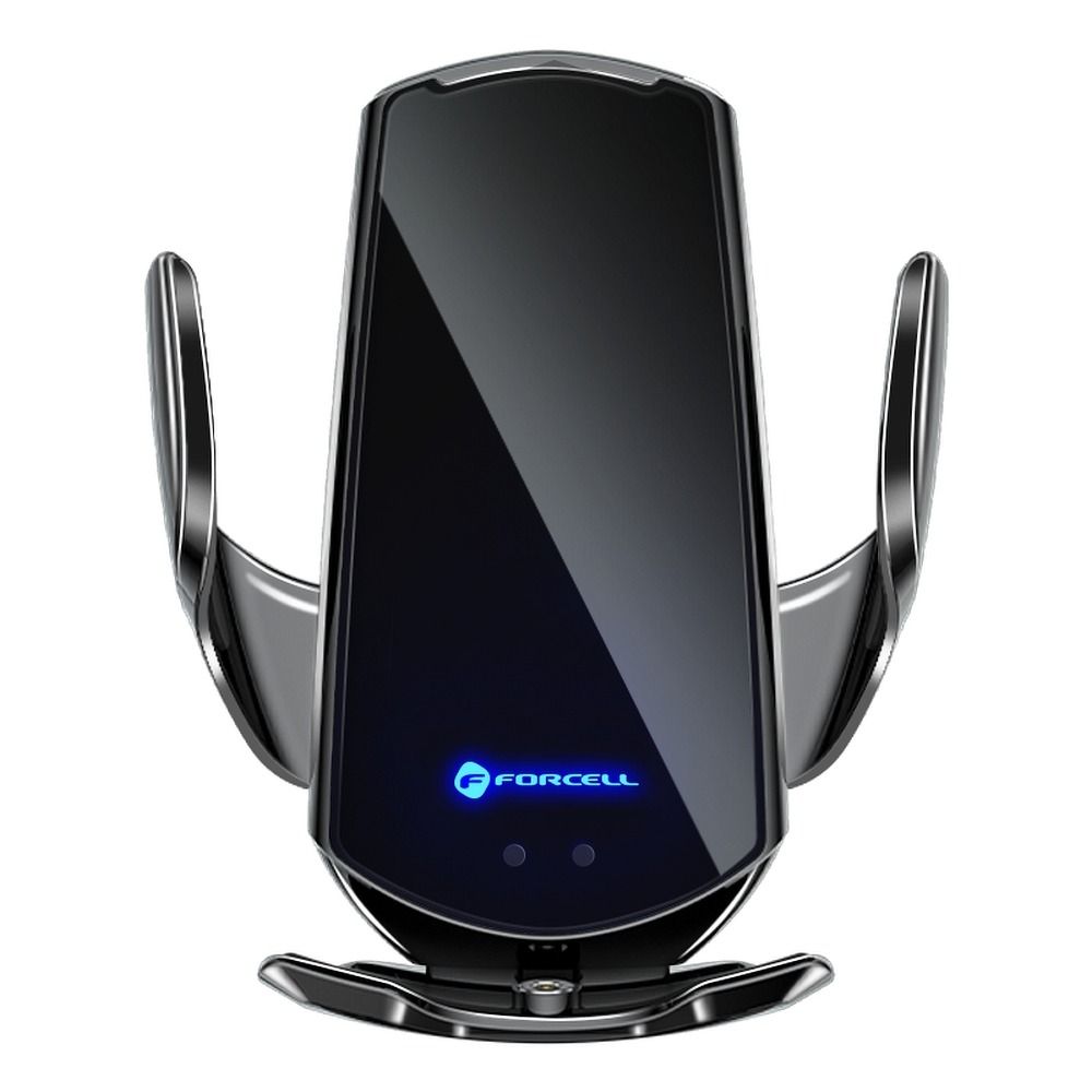 FORCELL autós tartó vezeték nélküli töltéssel automata érzékelővel + mágneses adapterekkel HS1 15W fekete-14