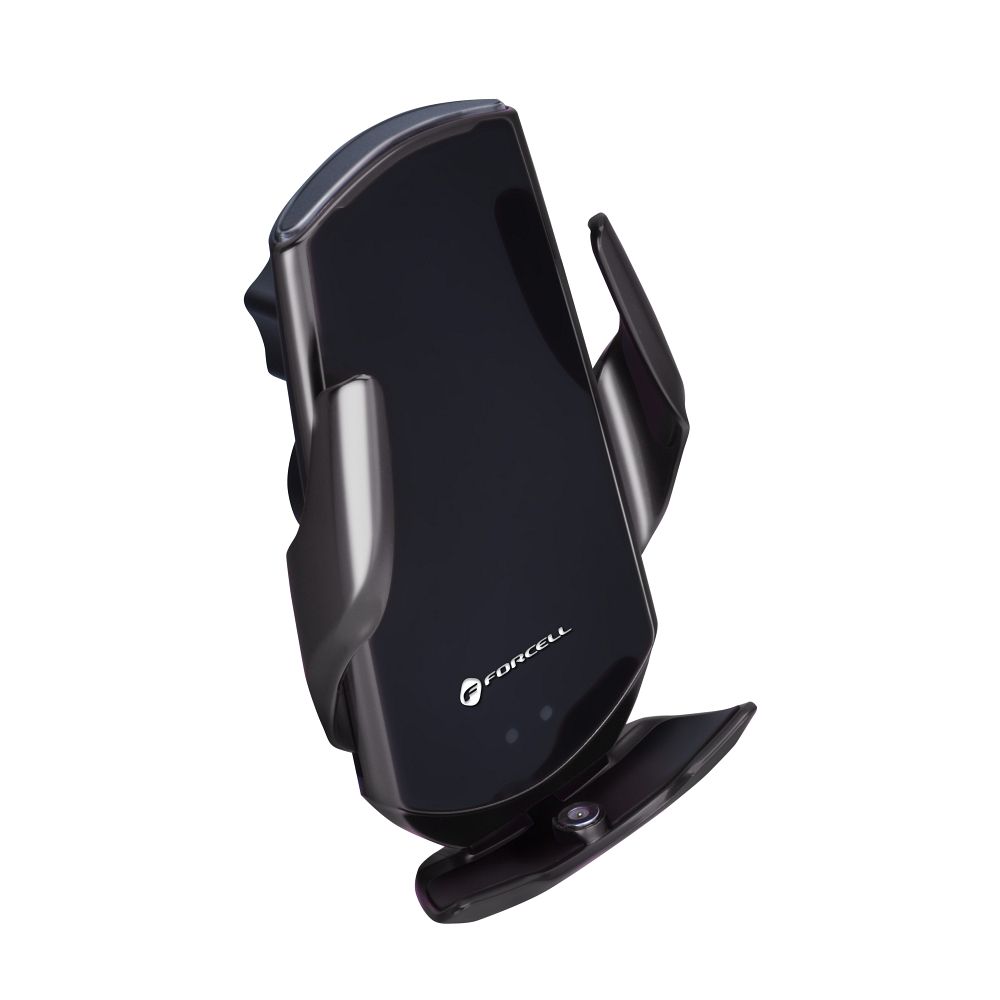 FORCELL autós tartó vezeték nélküli töltéssel automata érzékelővel + mágneses adapterekkel HS1 15W fekete-11