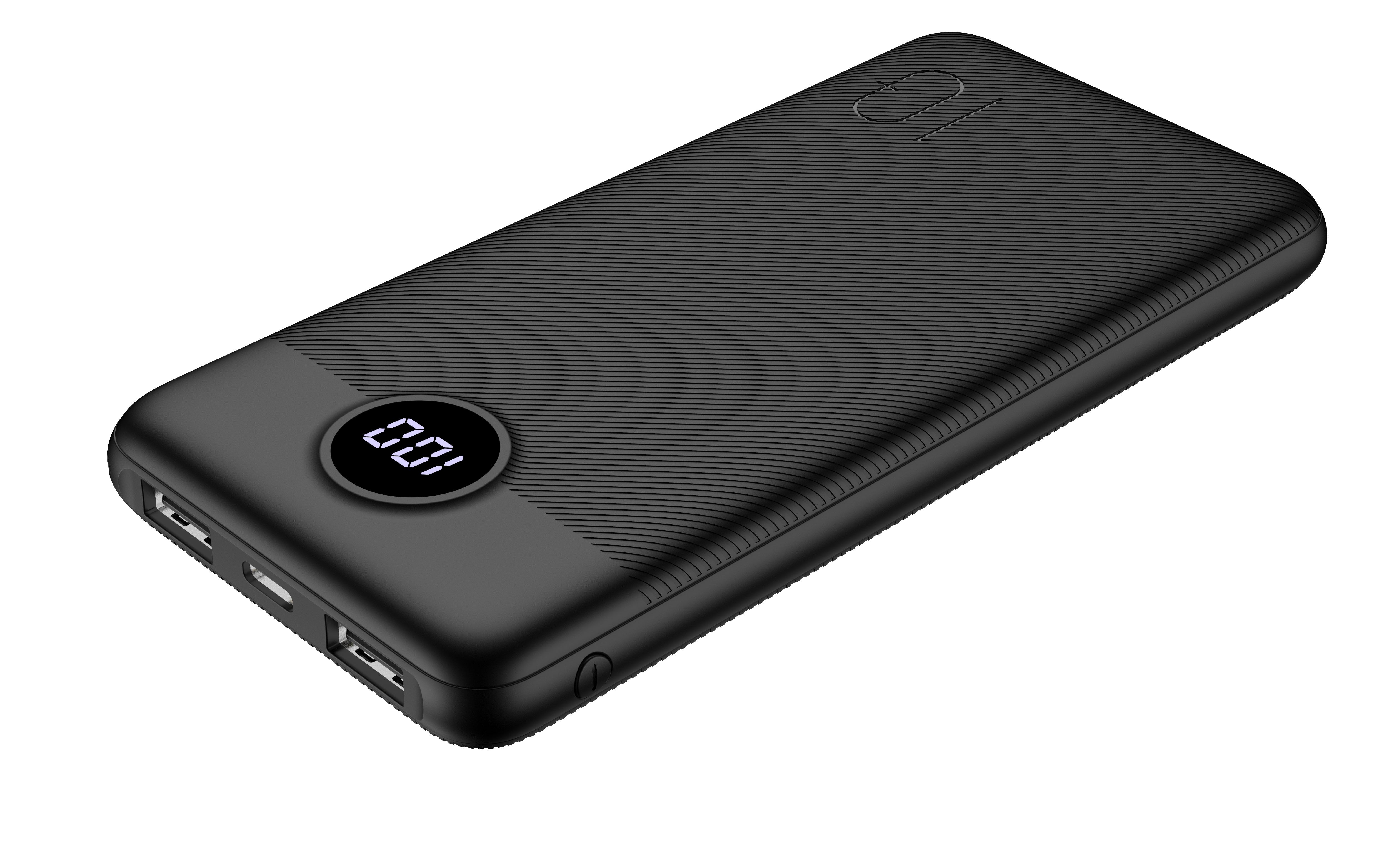 Powerbank Veger L10S (W1105PD) 10000mAh 20W 2A PD QC3.0 - fekete-11