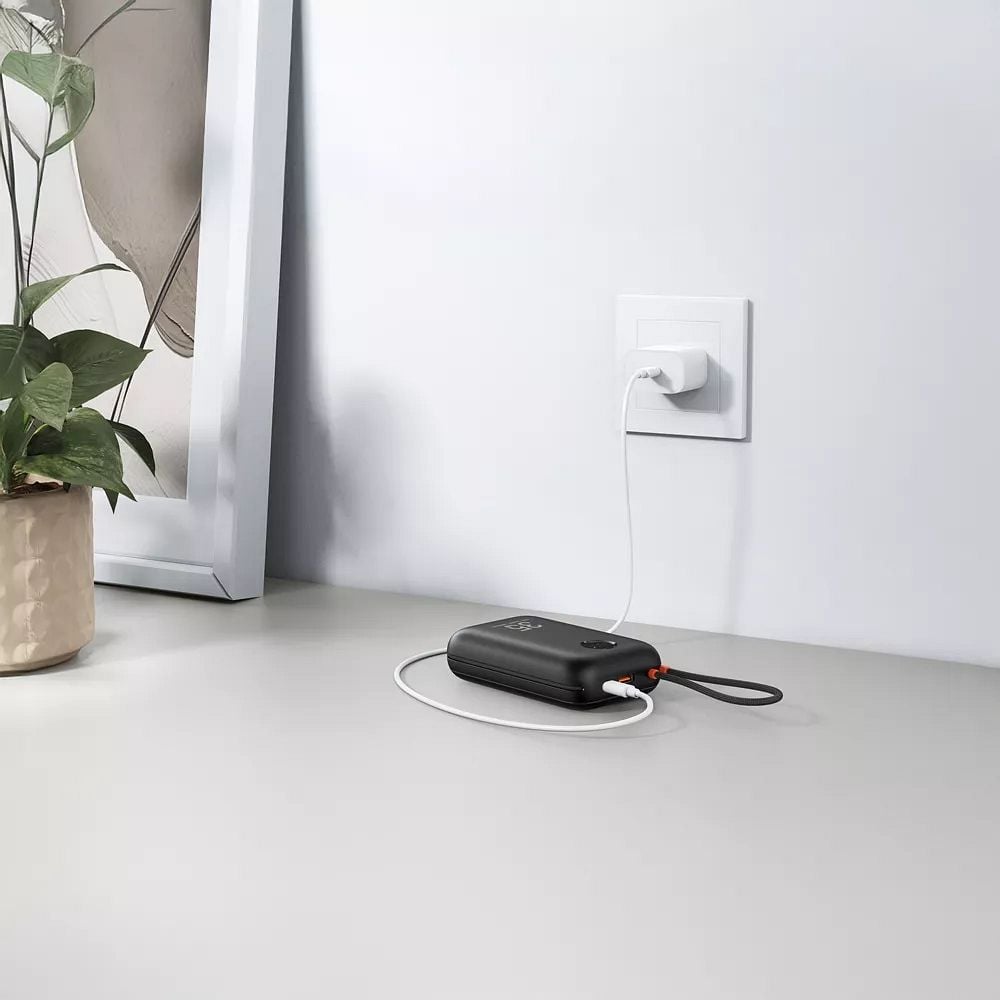 VEGER powerbank 30000 mAh beépített kábelekkel Type C / Lightning PD QC3.0 35W K3 (W3018) fekete-6