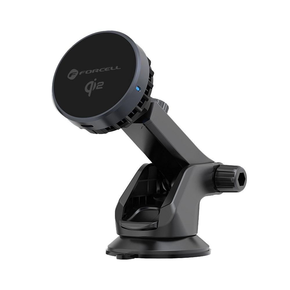 FORCELL F-GRIP Cool Mag autós telefontartó Cold Protect hűtési technológiával és Qi2 15W vezeték nélküli töltéssel, kompatibilis a MagSafe-fel, fekete-2