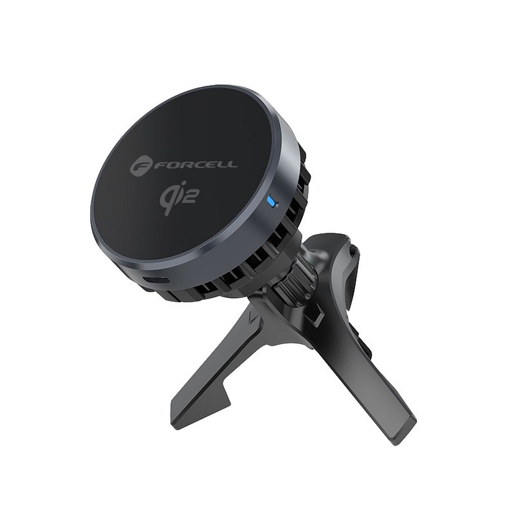 FORCELL F-GRIP Cool Mag autós telefontartó Cold Protect hűtési technológiával és Qi2 15W vezeték nélküli töltéssel, kompatibilis a MagSafe-fel, fekete-3