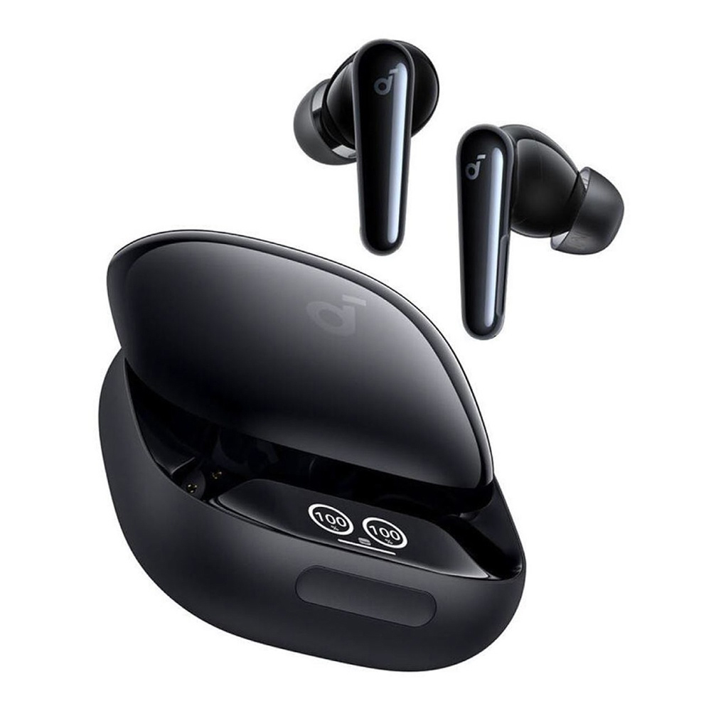 Wireless Earbuds SoundCore Liberty 4 Pro NC (A3954GF1) - Bluetooth 5.3, ANC, Hi-Res Hang, LDAC, TWS - Fényes Fekete Anker-0