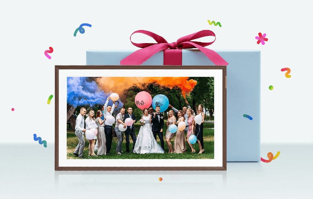 Arzopa D156 digitális képkeret (sötétbarna) 15,6