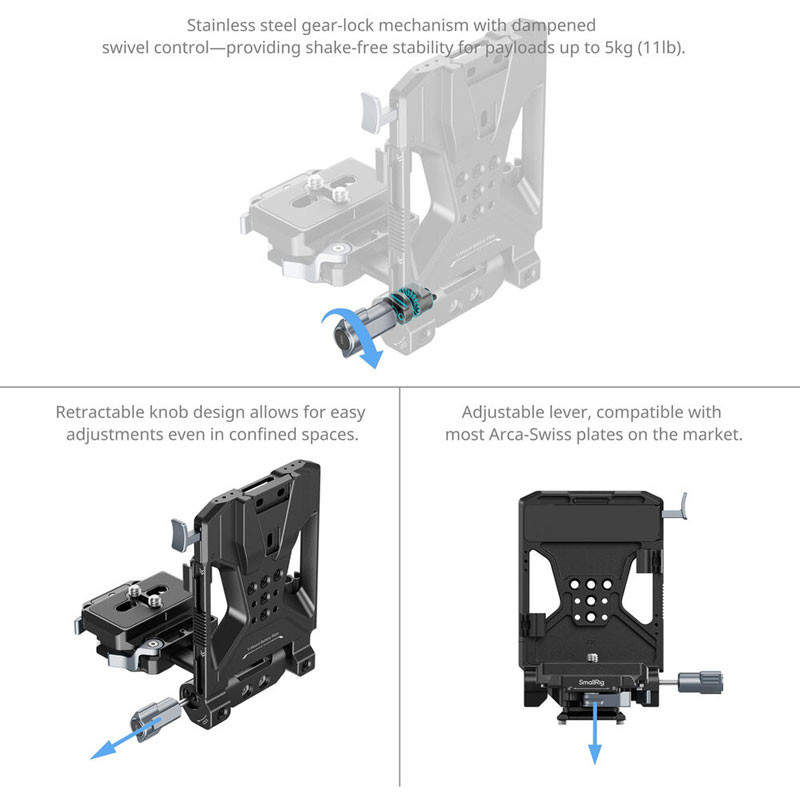 Smallrig 5315 V-Mount Battery Mount Plate Kit Pro-5