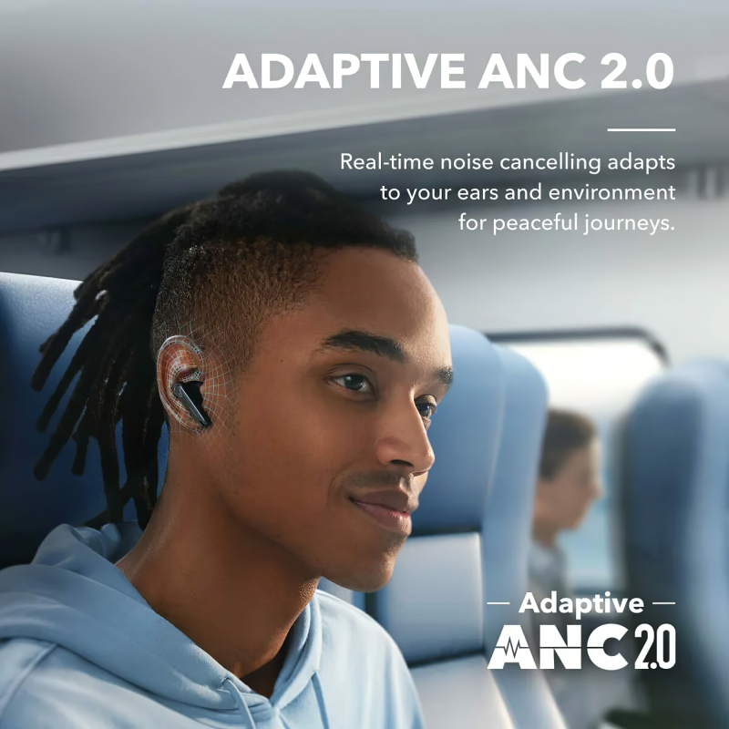 Anker SoundCore Liberty 4 NC, Fekete A3947G11 Vezeték nélküli fülhallgató, bluetooth headset-1