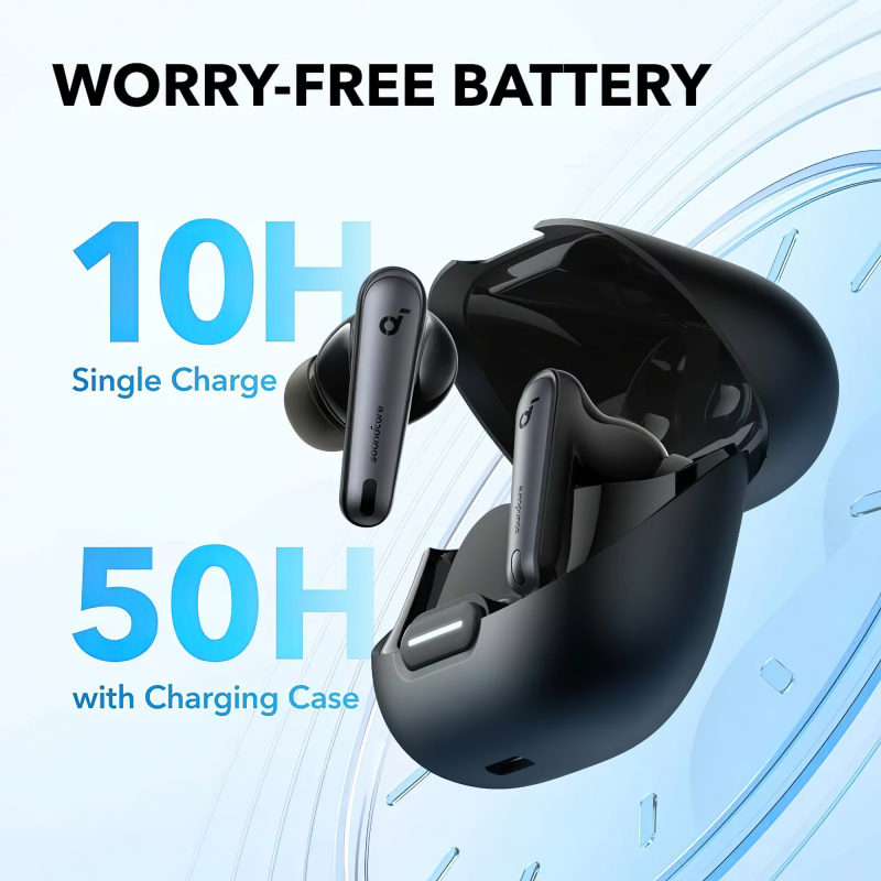 Anker SoundCore Liberty 4 NC, Fekete A3947G11 Vezeték nélküli fülhallgató, bluetooth headset-3